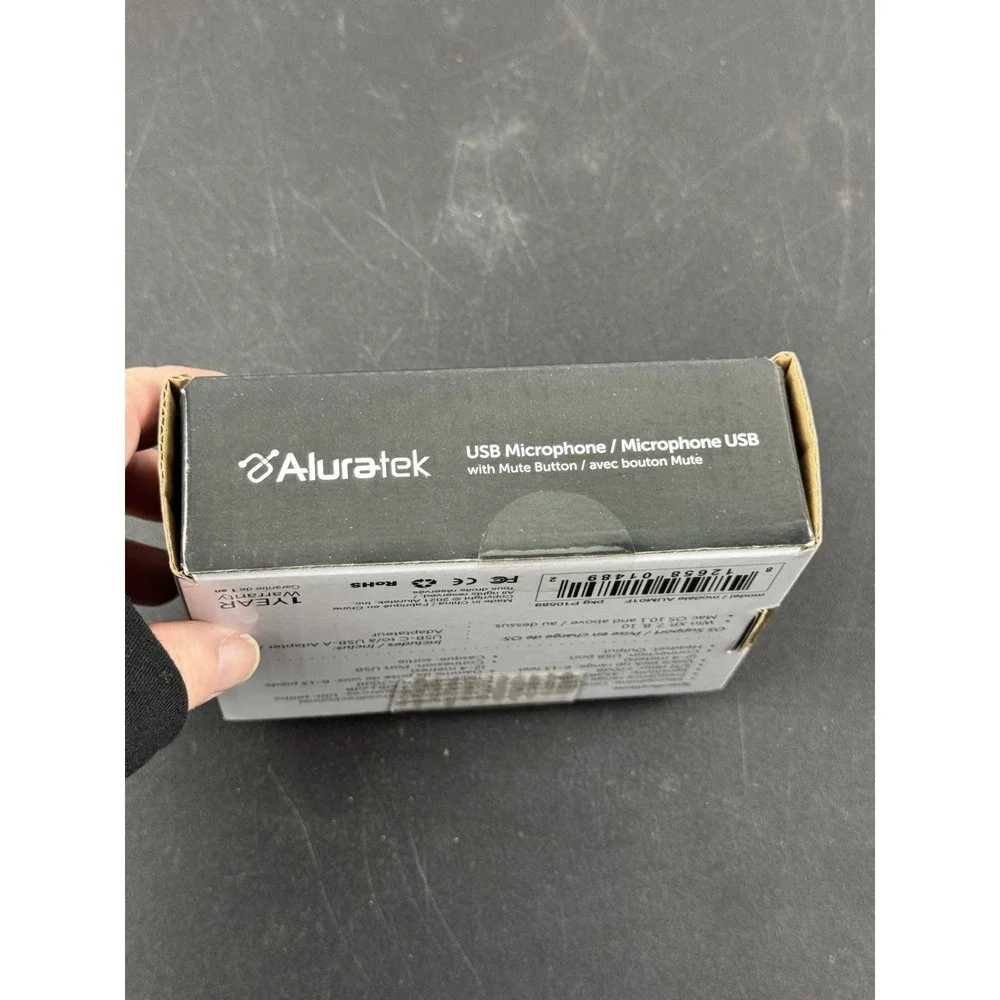 Aluratek‎ AUM01F Omnidirectional USB Microphone With Mute Button